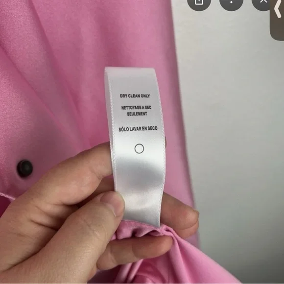 Good American Women's Sculpted Pink Blazer - Picture 5 of 8